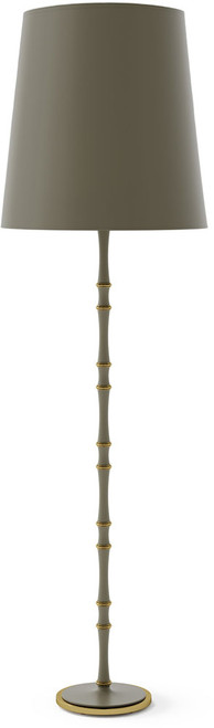 Robert Abbey MST79X Kane Contemporary Matte Smokey Taupe Floor Lamp 