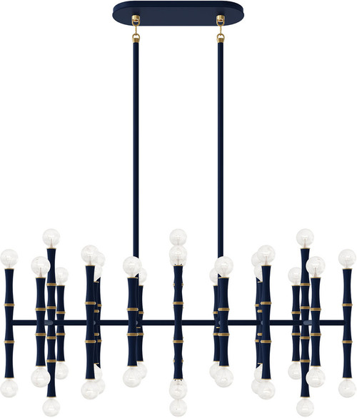 Robert Abbey MMB77 Kane Matte Midnight Blue Kitchen Island Light 