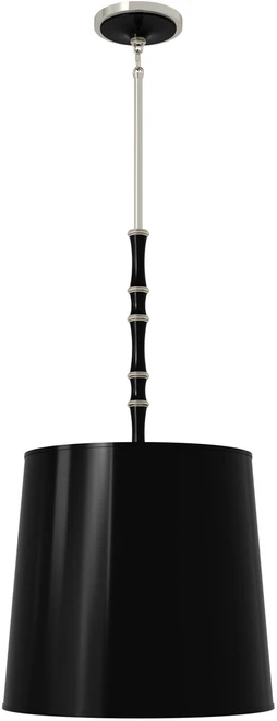 Robert Abbey OS190X Kane Modern Obsidian Drum Hanging Lamp 