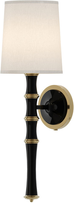 Robert Abbey OS87 Kane Contemporary Obsidian Wall Sconce Lighting 