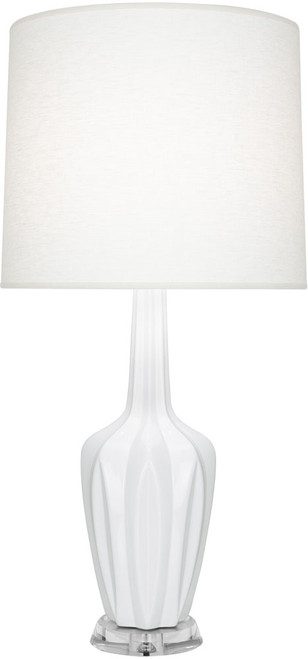 Robert Abbey EMMA-DAISY-ACCENT-LAMP Emma Contemporary Daisy Glazed Ceramic Table Lamp Lighting 