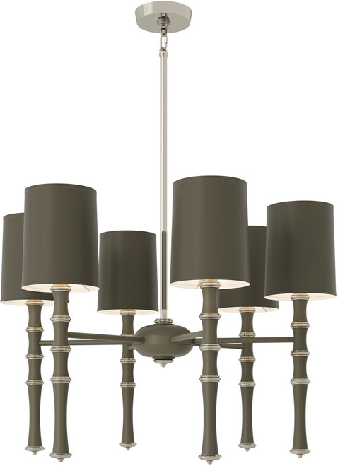 Robert Abbey MST188X Kane Contemporary Matte Smokey Taupe Chandelier Light 