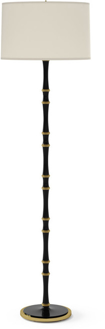 Robert Abbey OS73 Kane Modern Obsidian Floor Lamp 