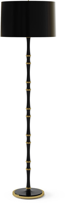 Robert Abbey OS73X Kane Modern Obsidian Floor Lamp Light 