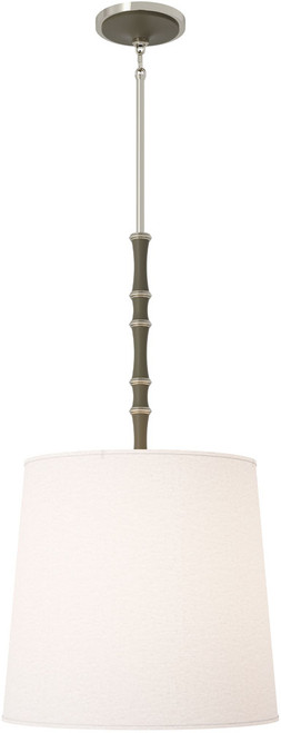 Robert Abbey MST190 Kane Modern Matte Smokey Taupe Drum Pendant Lighting Fixture 