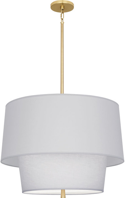 Robert Abbey PG137 Decker Modern Modern Brass Drum Pendant Lamp 