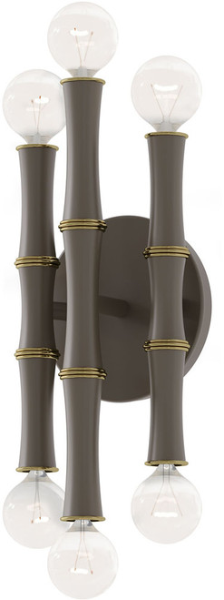 Robert Abbey MST75 Kane Modern Matte Smokey Taupe Wall Lighting 