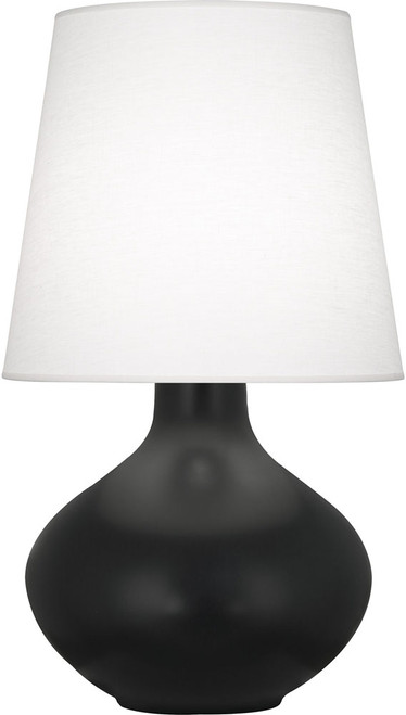 Robert Abbey MOS99 June Contemporary Matte Obsidian Glazed Ceramic Table Lighting 