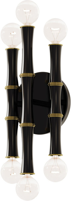 Robert Abbey OS75 Kane Contemporary Obsidian Wall Sconce Lighting 