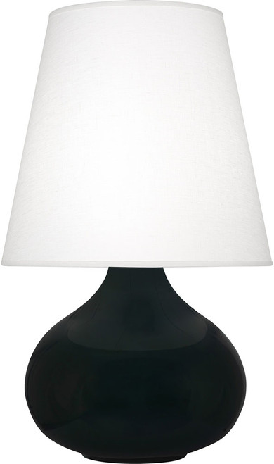 Robert Abbey OS93 June Modern Obsidian Glazed Ceramic Table Lighting 