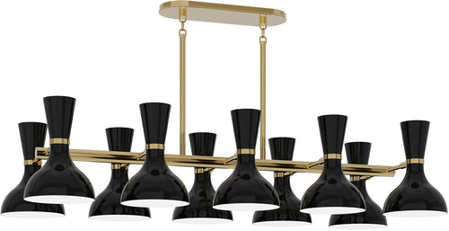 Robert Abbey OS20OS Clare Modern Brass Island Lighting 