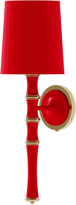 Robert Abbey RR87X Kane Modern Ruby Red Wall Lamp 