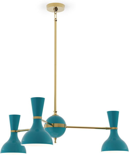 Robert Abbey PC03PC Clare Modern Modern Brass Lighting Chandelier 