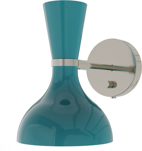Robert Abbey PC06PC Clare Modern Polished Nickel Wall Lighting 
