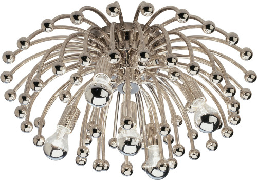 Robert Abbey S1306 Anemone Contemporary Polished Nickel 23.5" Ceiling Light 