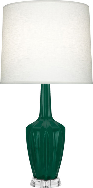 Robert Abbey EMMA-JUNGLE-TABLE-LAMP Emma Contemporary Jungle Glazed Ceramic Table Lighting 