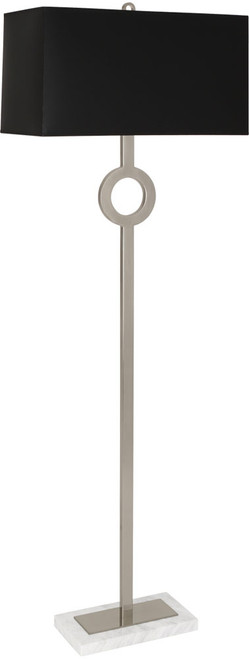 Robert Abbey S406B Oculus Contemporary Antique Silver Lighting Floor Lamp 