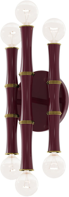 Robert Abbey SM75 Kane Contemporary Sugar Plum Wall Sconce 