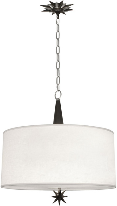 Robert Abbey S1023 Cosmos Modern Deep Patina Bronze Drum Hanging Lamp 