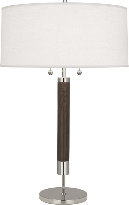 Robert Abbey S205 Dexter Contemporary Polished Nickel Table Lighting 