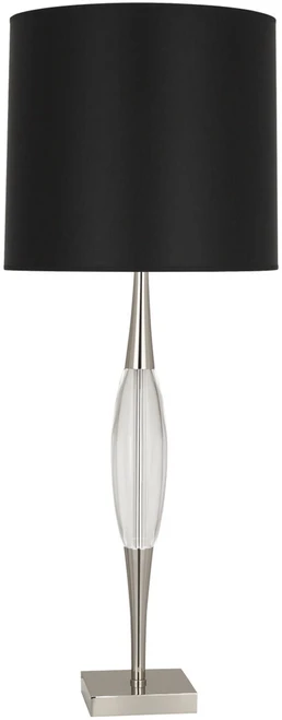 Robert Abbey S207B Juno Modern Polished Nickel Table Lamp 