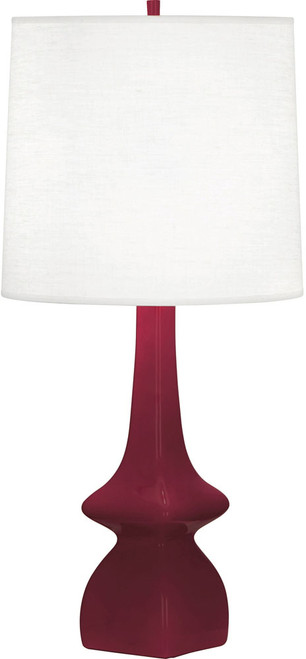 Robert Abbey SM210 Jasmine Modern Sugar Plum Glazed Ceramic Lighting Table Lamp 