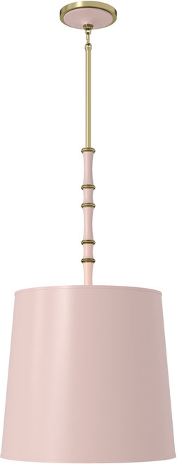 Robert Abbey RW189X Kane Modern Rose Water Drum Drop Lighting Fixture 