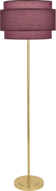 Robert Abbey VW132 Decker Contemporary Modern Brass Floor Lamp Lighting 