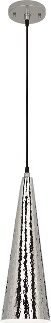 Robert Abbey S9873 Dal Contemporary Polished Nickel Mini Hanging Light Fixture 