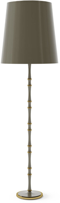 Robert Abbey ST79X Kane Contemporary Smokey Taupe Light Floor Lamp 