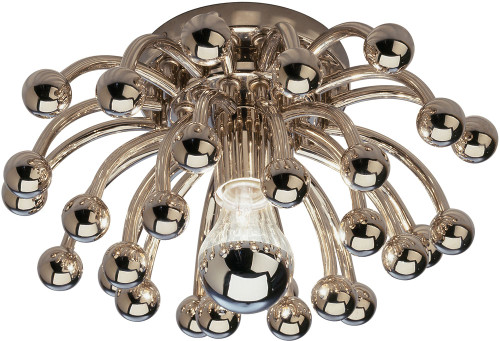 Robert Abbey S1305 Anemone Modern Polished Nickel 13" Ceiling Light Fixture 