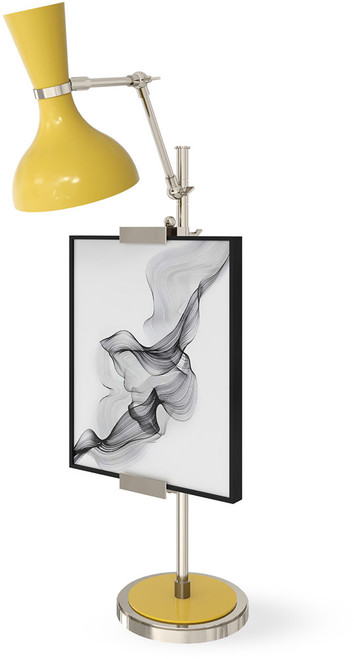Robert Abbey SU15SU Clare Polished Nickel Table Easel Picture Lighting 