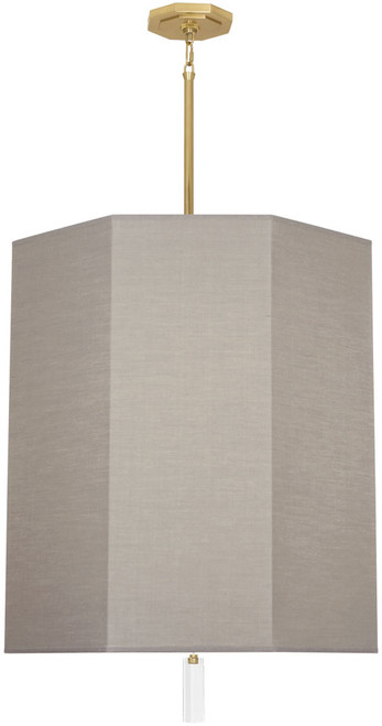Robert Abbey SG202 Kate Contemporary Modern Brass Drum Hanging Lamp 