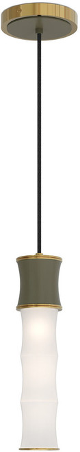 Robert Abbey ST85 Kane Modern Smokey Taupe LED Mini Hanging Lamp 