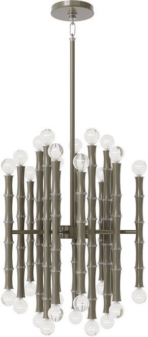 Robert Abbey ST49 Kane Contemporary Smokey Taupe Mini Chandelier Lighting 