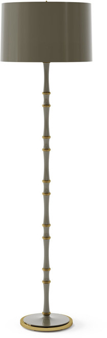 Robert Abbey ST73X Kane Modern Smokey Taupe Lighting Floor Lamp 