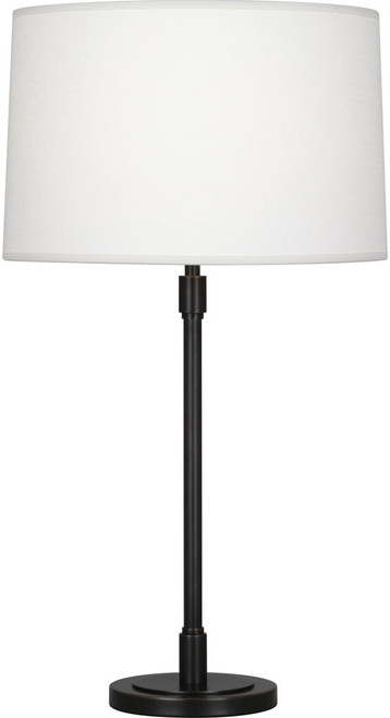 Robert Abbey Z347 Bandit Modern Deep Patina Bronze Table Lamp 
