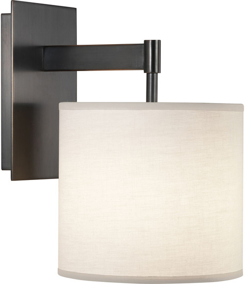 Robert Abbey Z2172 Echo Contemporary Deep Patina Bronze Wall Sconce 