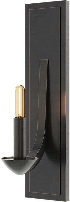 Robert Abbey Z2955 Goldie Contemporary Deep Patina Bronze Wall Sconce Lighting 