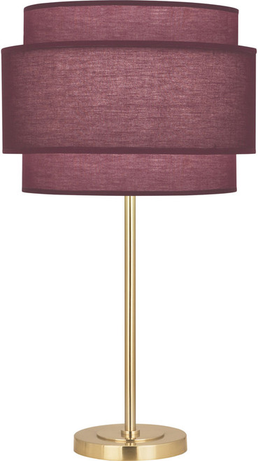 Robert Abbey VW130 Decker Contemporary Modern Brass Table Light 