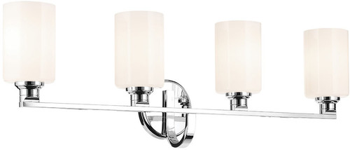 Kichler Lighting 55227CH Gioe Contemporary Chrome 4-Light Bath Lighting 