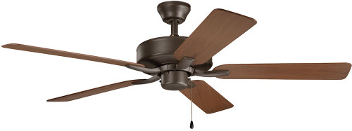 Kichler Lighting 330015SNB Basics Pro Patio Satin Natural Bronze 52" Ceiling Fan 