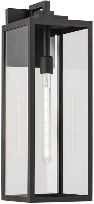Kichler Lighting 59113OZ Branner Contemporary Olde Bronze 24" Outdoor Wall Sconce Light 