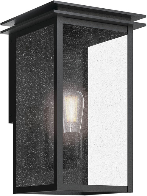 Kichler Lighting 59541BKT Arkville Modern Textured Black 14" Outdoor Sconce Lighting 