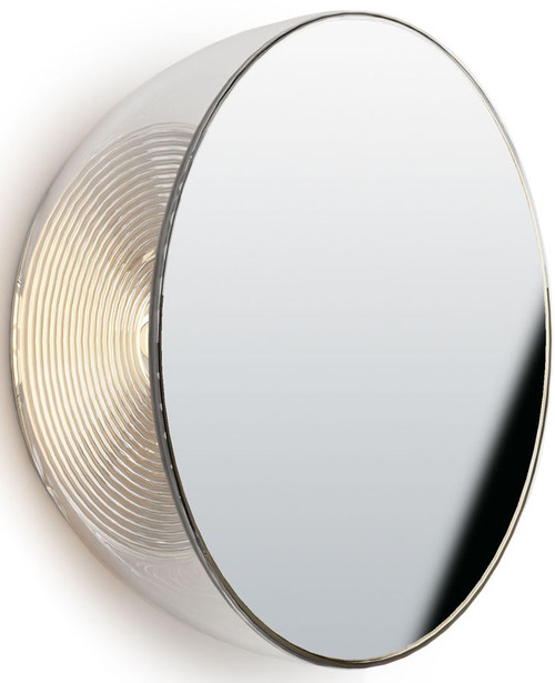 Koncept RMW-09-SW-CRM-HW Ramen Modern Chrome LED 9" Wall Sconce Light 