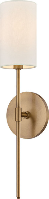 Mitzi by Hudson Valley H223101-PBR Olivia Contemporary Patina Brass Wall Lighting 