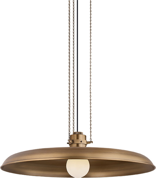 Troy Lighting F3233-PBR Rainhill Modern Patina Brass Pendant Light 