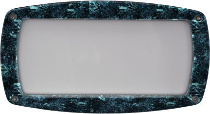 Dabmar DSL1016-L7-VG Verde Green LED Cast Aluminium Outdoor Step Light 