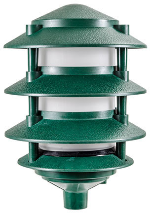 Dabmar FG5100-L12-G Green LED Fiberglass Pagoda Light 