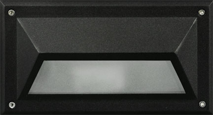 Dabmar DSL1002-L9-B Black LED Cast Aluminium Exterior Step Lighting 